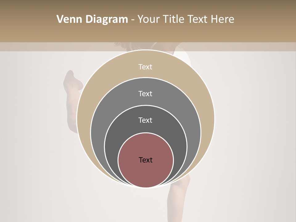 Dance Jump Female PowerPoint Template