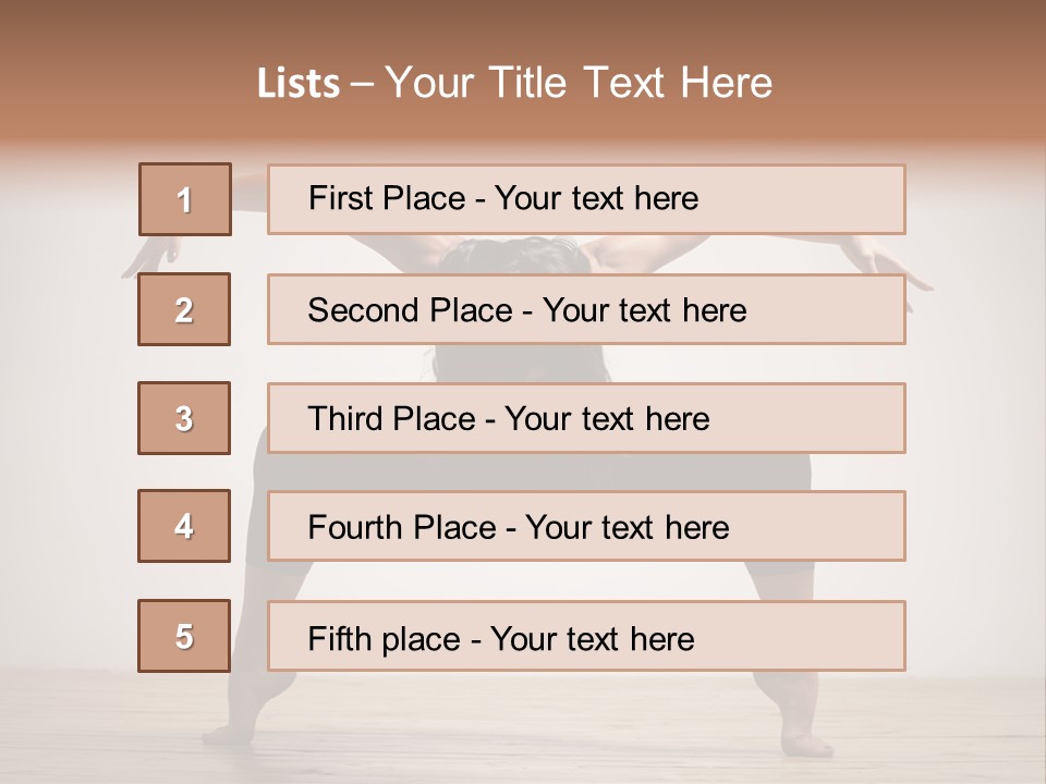 Balance Performer Movement PowerPoint Template