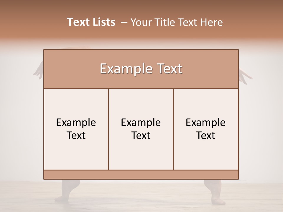 Balance Performer Movement PowerPoint Template