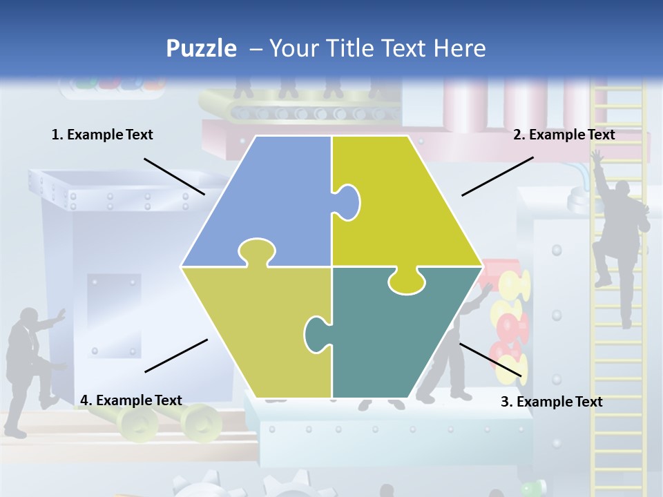 Metaphorical Machinery Machine PowerPoint Template