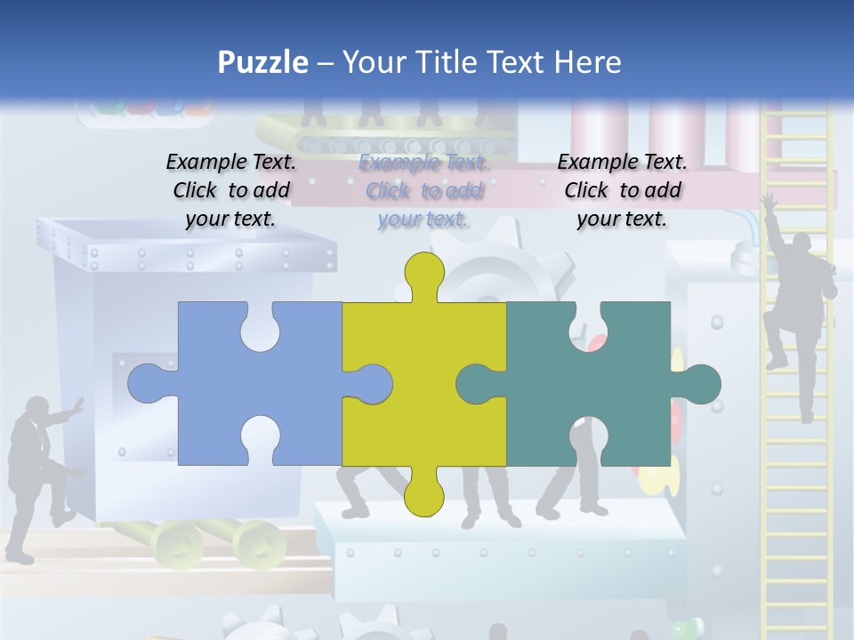 Metaphorical Machinery Machine PowerPoint Template