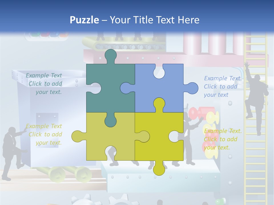 Metaphorical Machinery Machine PowerPoint Template