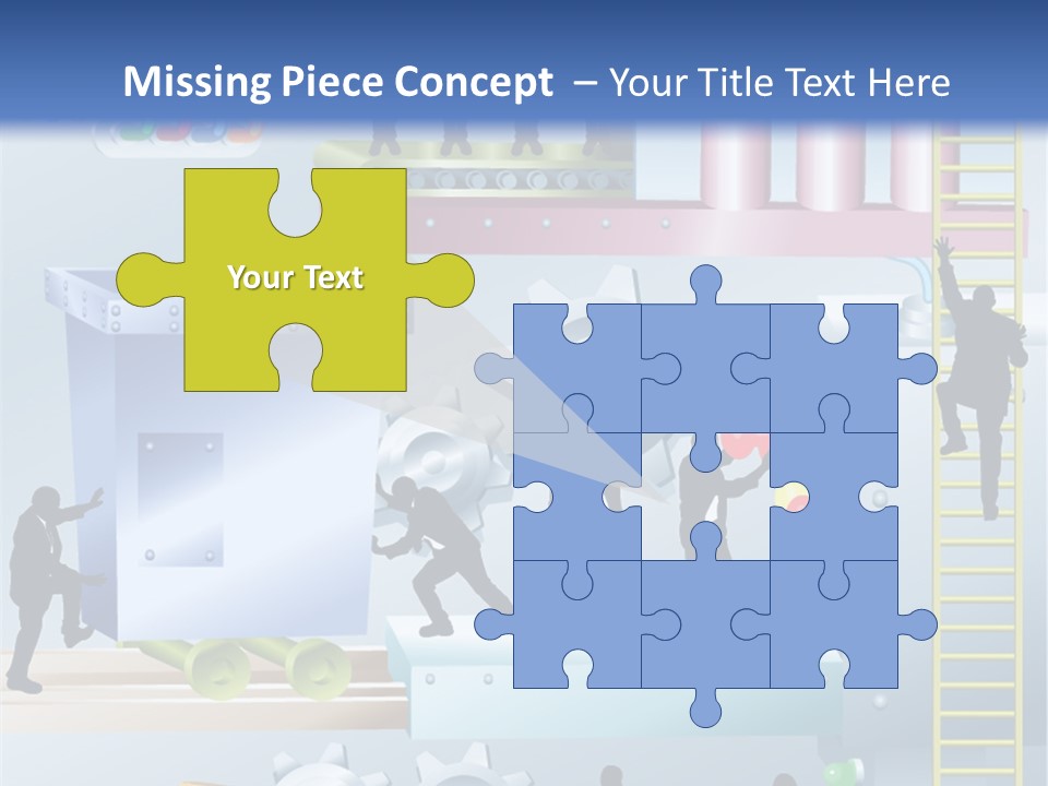 Metaphorical Machinery Machine PowerPoint Template