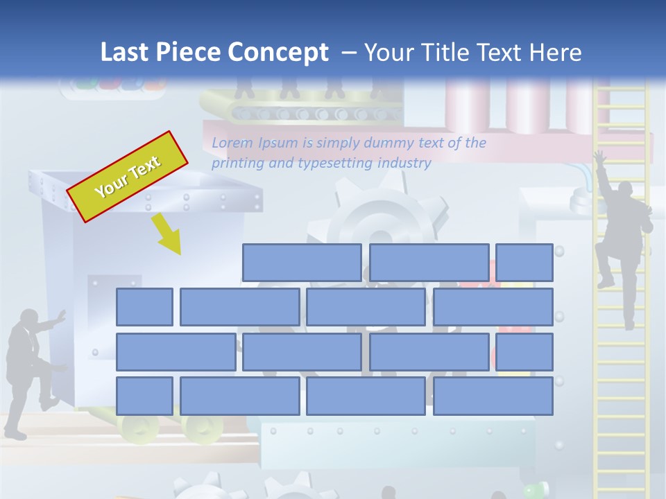 Metaphorical Machinery Machine PowerPoint Template