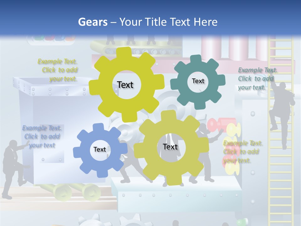 Metaphorical Machinery Machine PowerPoint Template