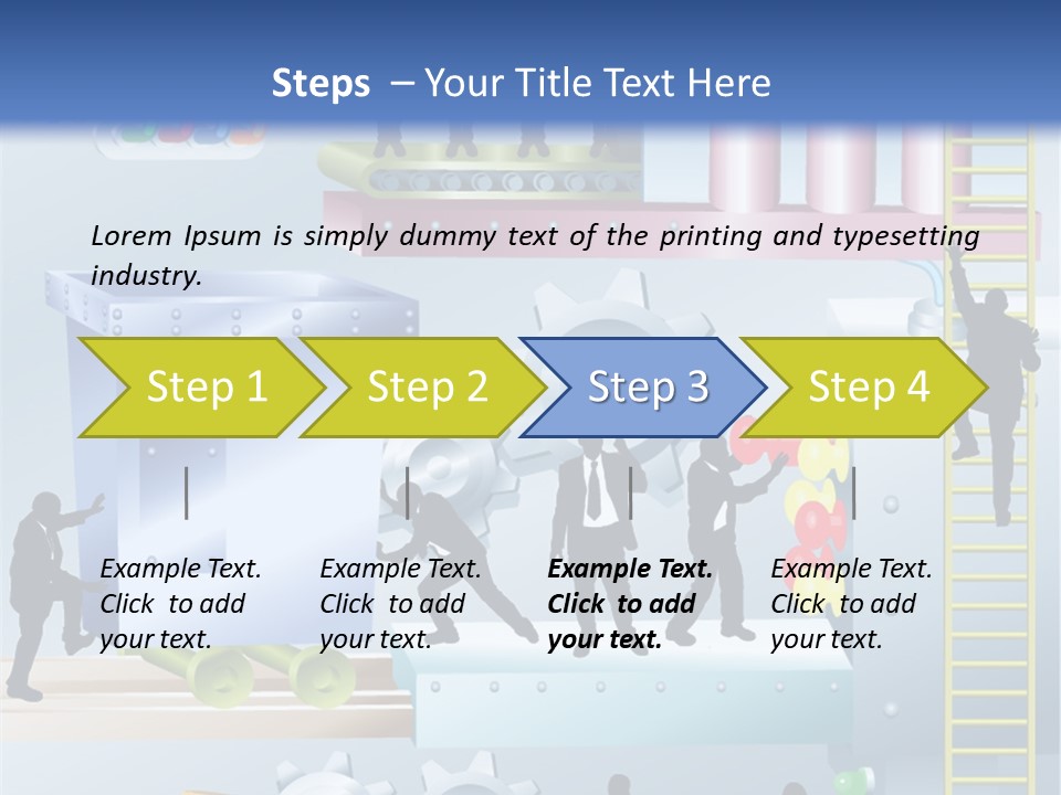 Metaphorical Machinery Machine PowerPoint Template