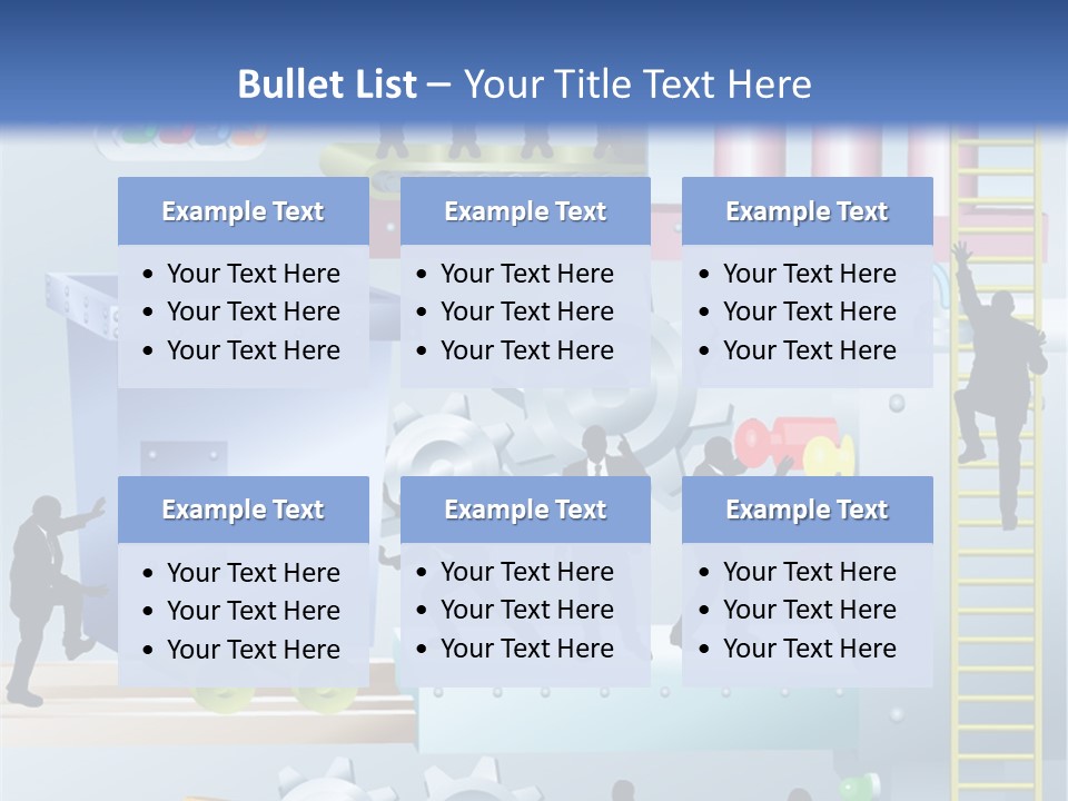 Metaphorical Machinery Machine PowerPoint Template