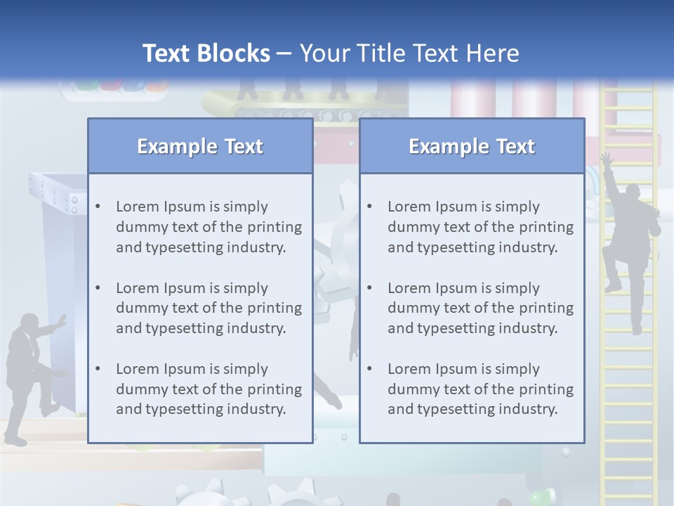 Metaphorical Machinery Machine PowerPoint Template