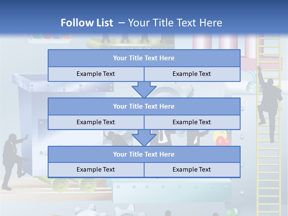 Metaphorical Machinery Machine PowerPoint Template