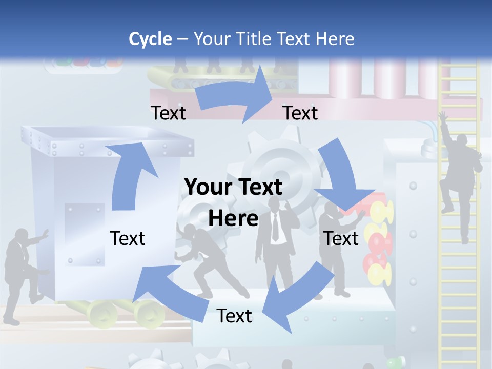 Metaphorical Machinery Machine PowerPoint Template