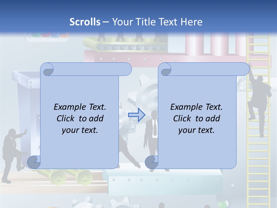 Metaphorical Machinery Machine PowerPoint Template