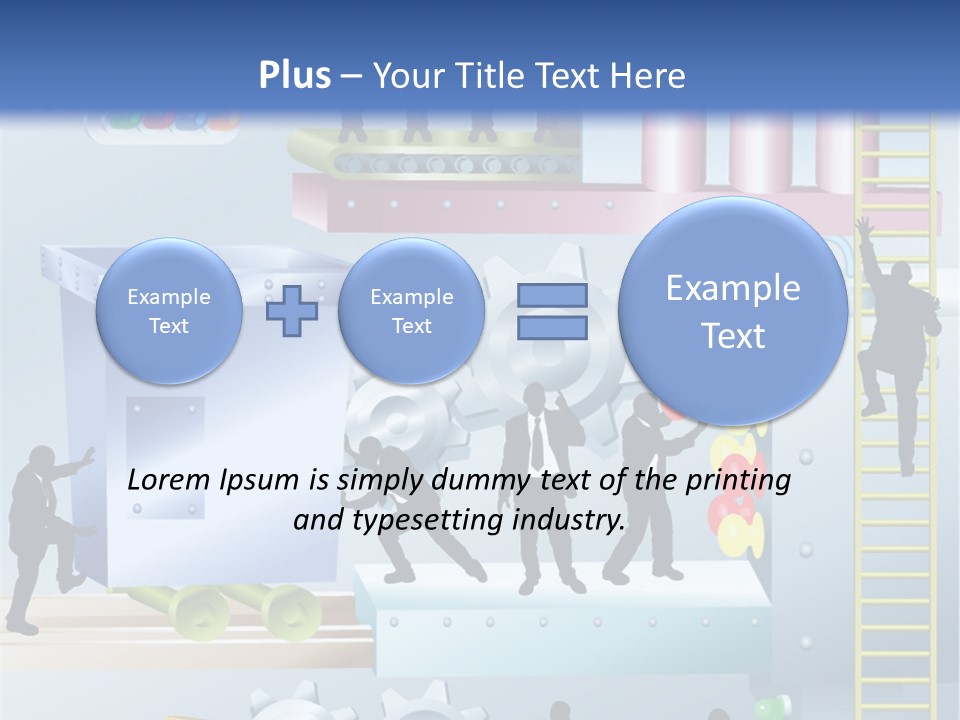 Metaphorical Machinery Machine PowerPoint Template