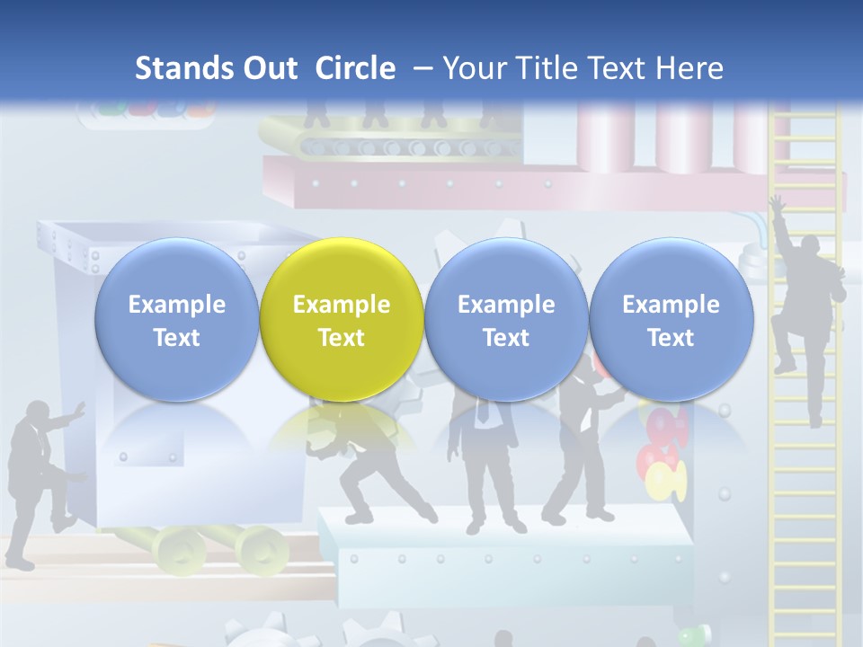 Metaphorical Machinery Machine PowerPoint Template