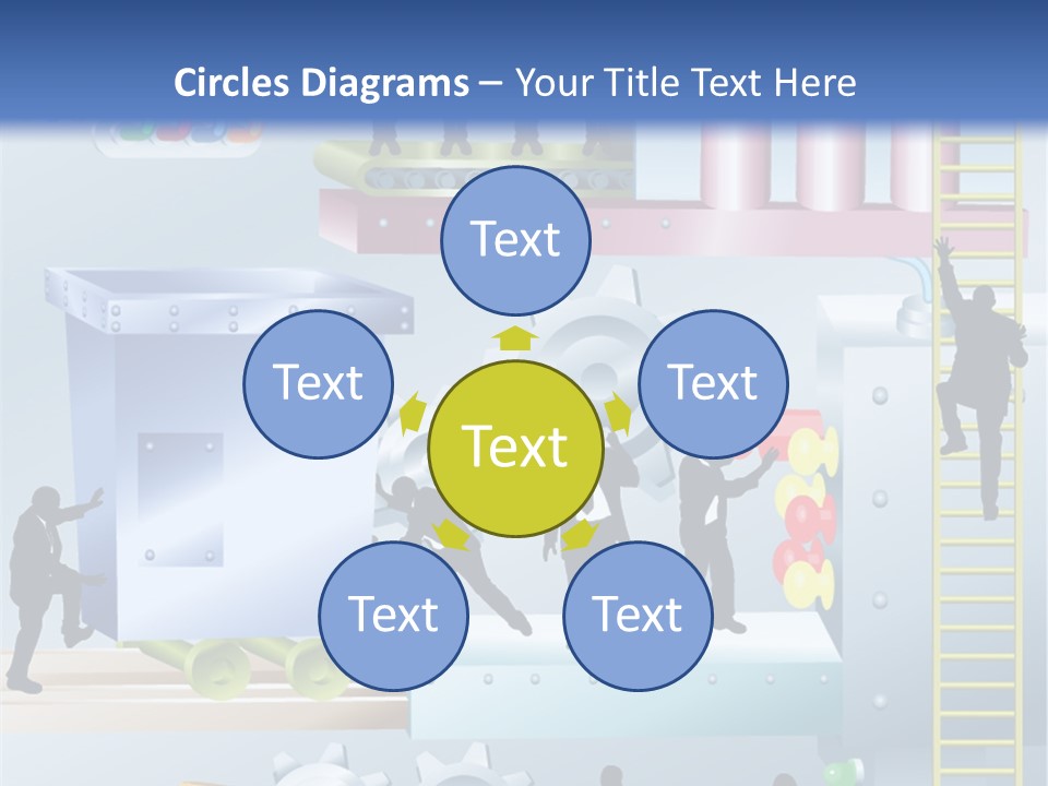 Metaphorical Machinery Machine PowerPoint Template
