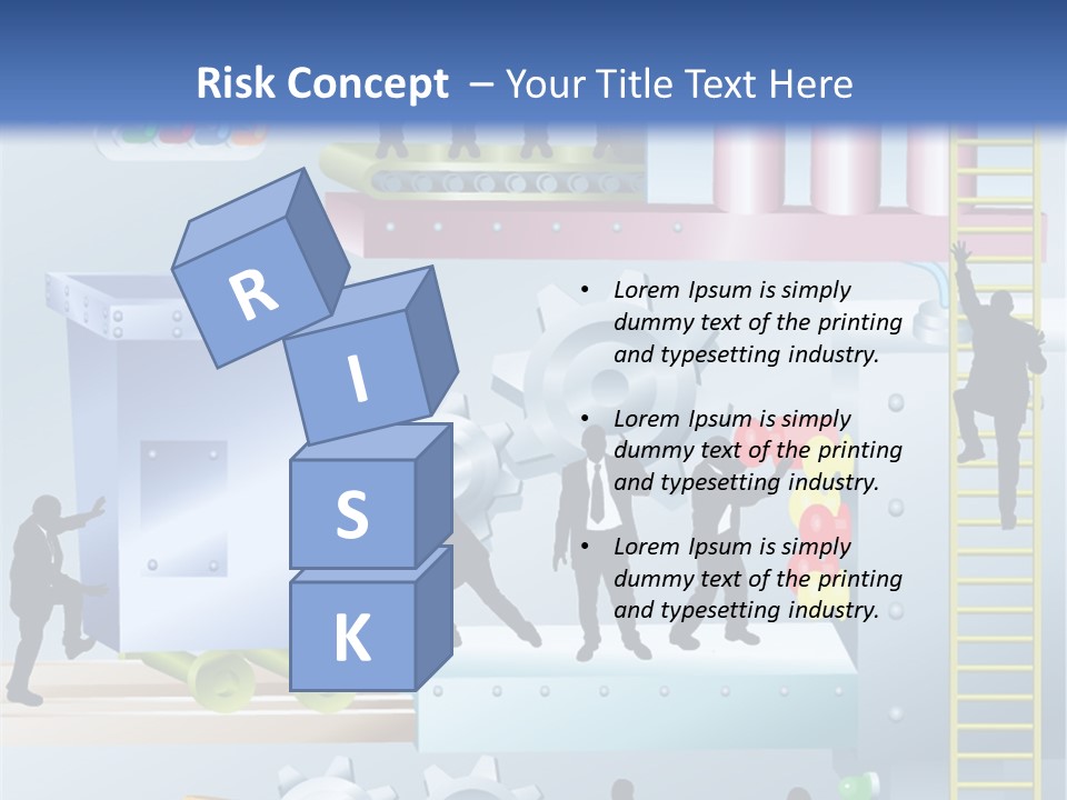 Metaphorical Machinery Machine PowerPoint Template