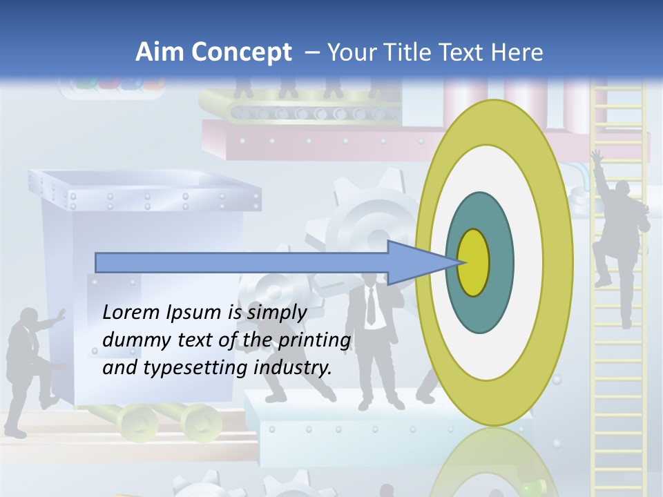 Metaphorical Machinery Machine PowerPoint Template