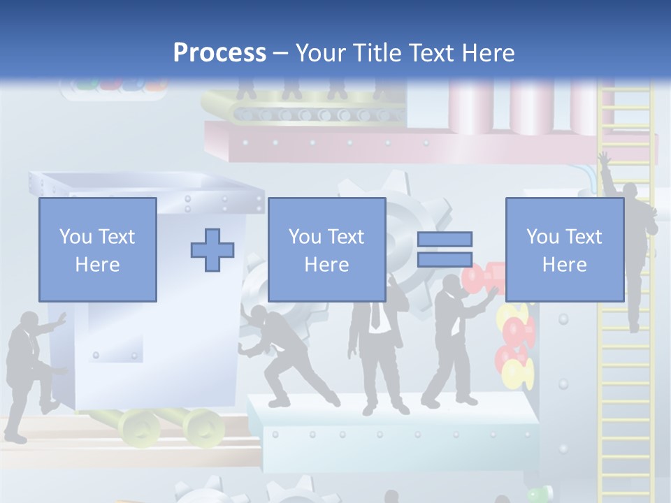 Metaphorical Machinery Machine PowerPoint Template