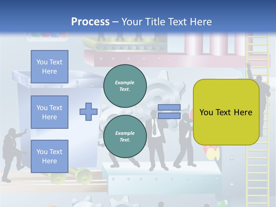 Metaphorical Machinery Machine PowerPoint Template