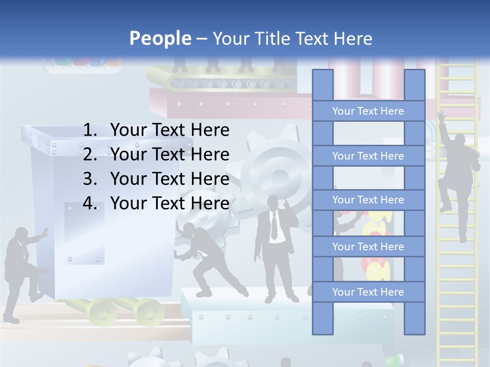 Metaphorical Machinery Machine PowerPoint Template
