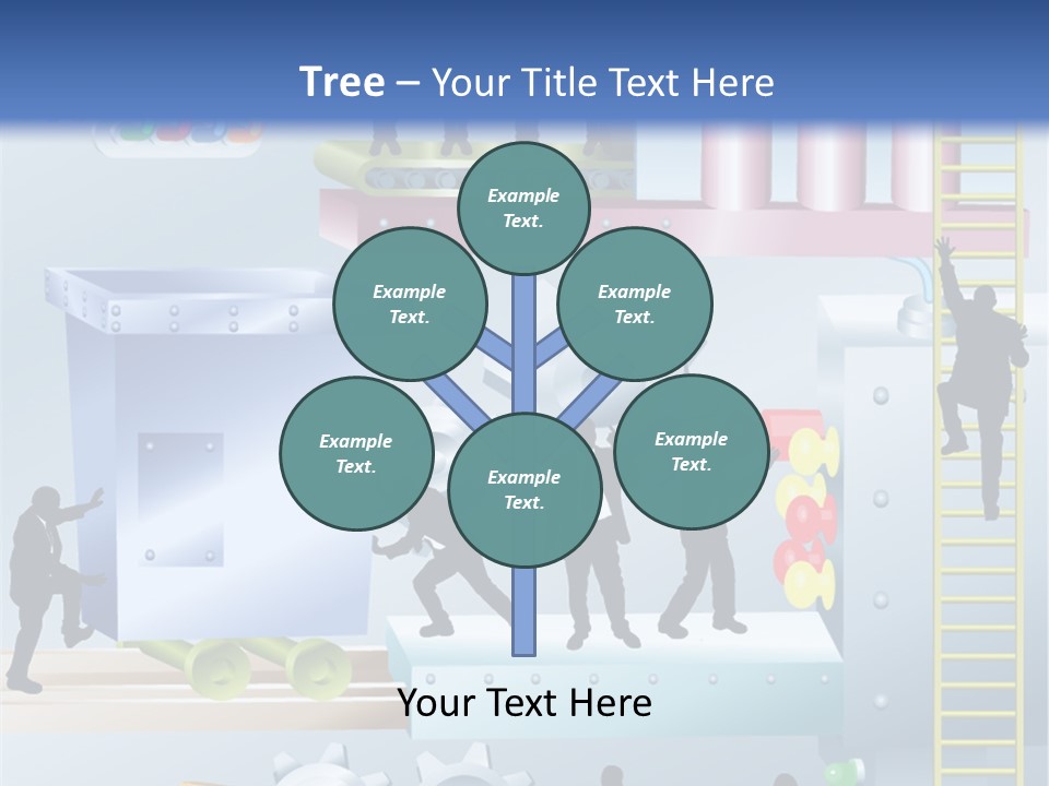 Metaphorical Machinery Machine PowerPoint Template