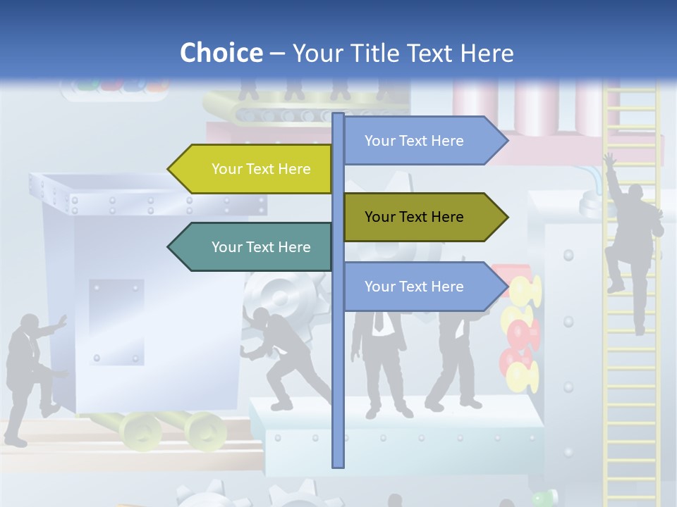 Metaphorical Machinery Machine PowerPoint Template