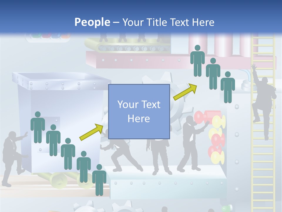 Metaphorical Machinery Machine PowerPoint Template