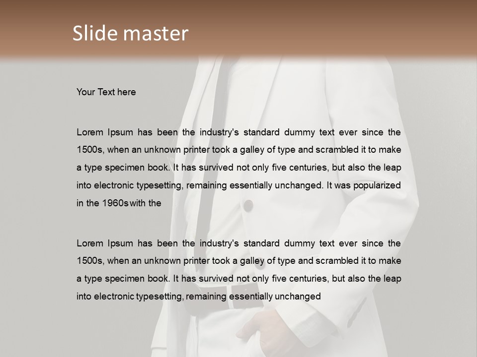 Style Positive Model PowerPoint Template
