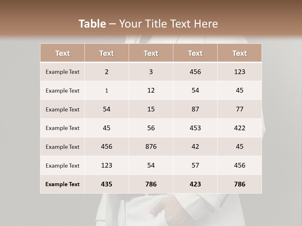 Style Positive Model PowerPoint Template