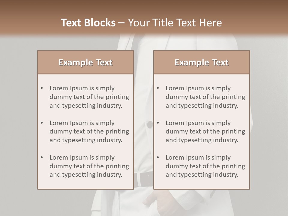 Style Positive Model PowerPoint Template