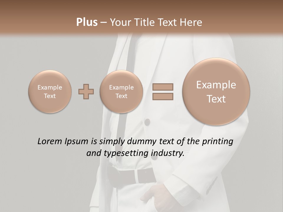 Style Positive Model PowerPoint Template
