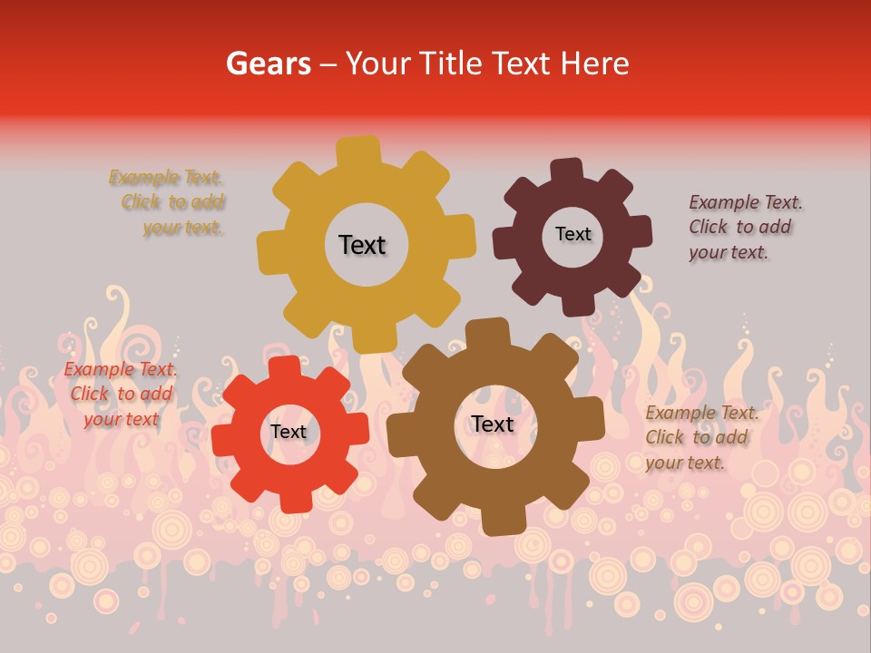 Gift Table Present PowerPoint Template