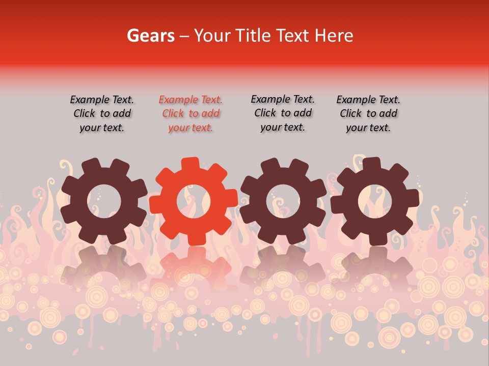 Gift Table Present PowerPoint Template