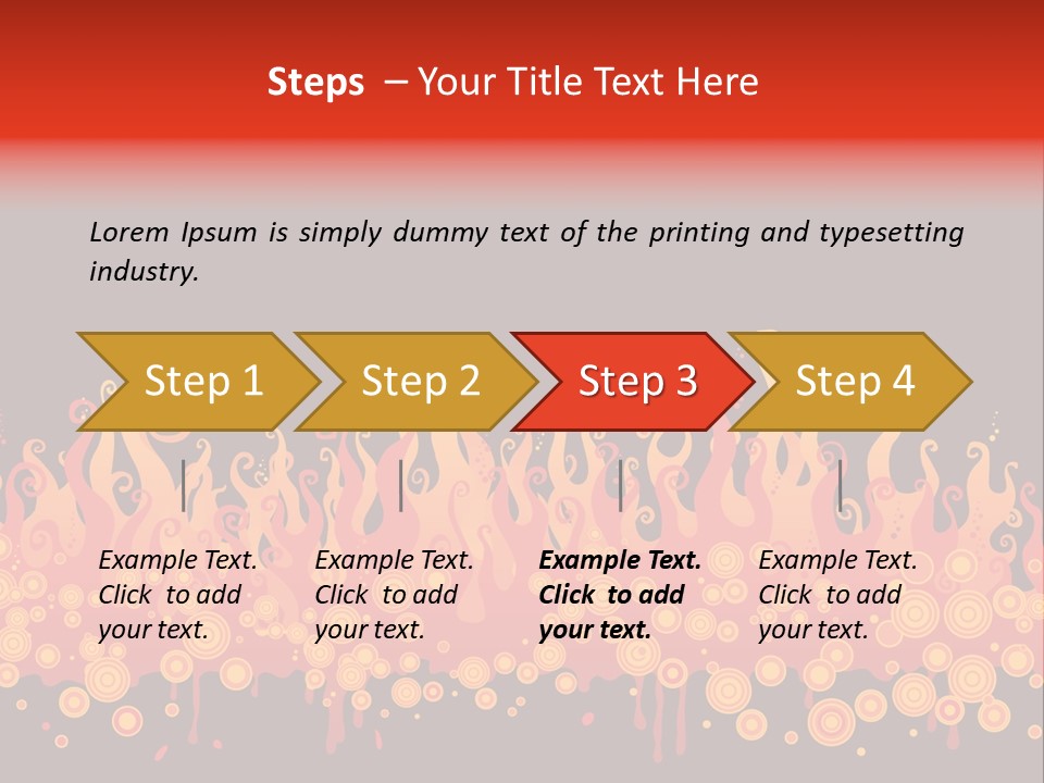 Gift Table Present PowerPoint Template