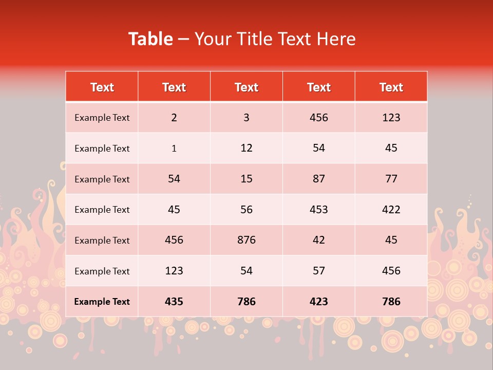 Gift Table Present PowerPoint Template