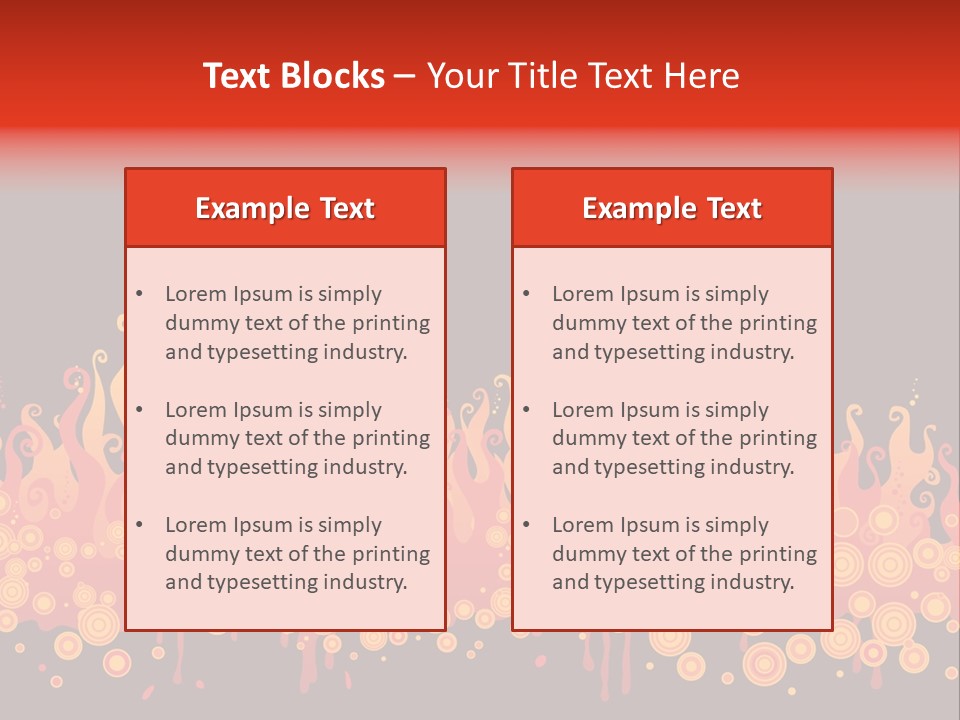 Gift Table Present PowerPoint Template