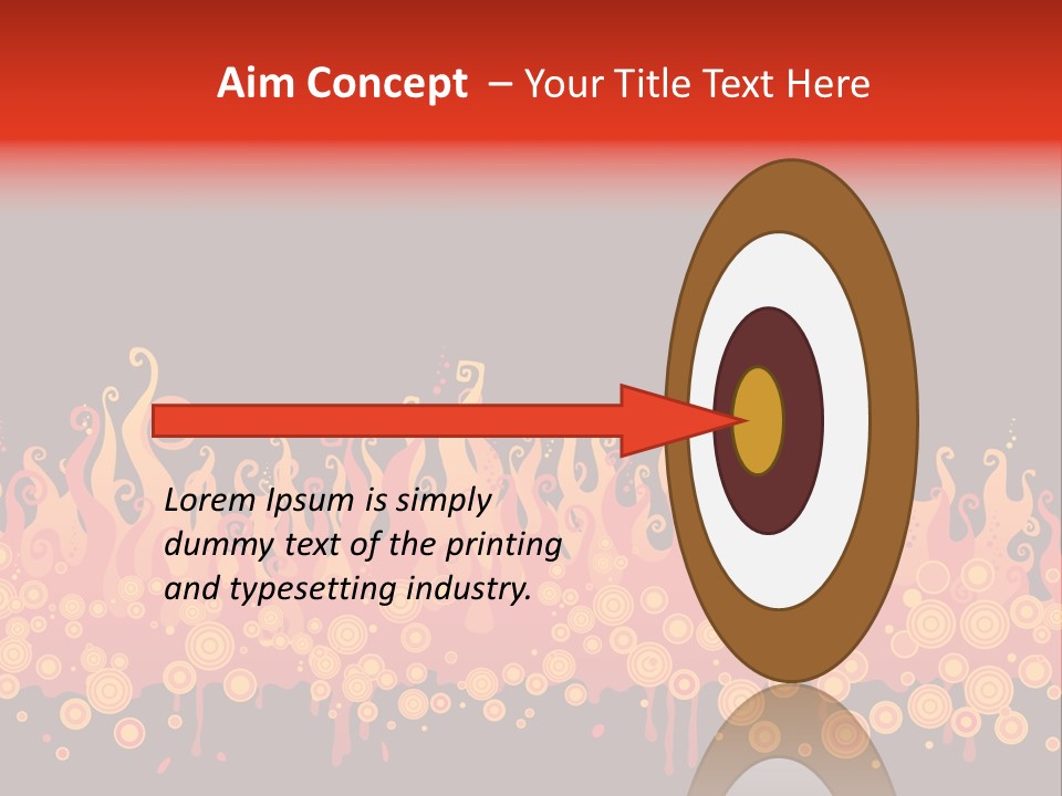 Gift Table Present PowerPoint Template