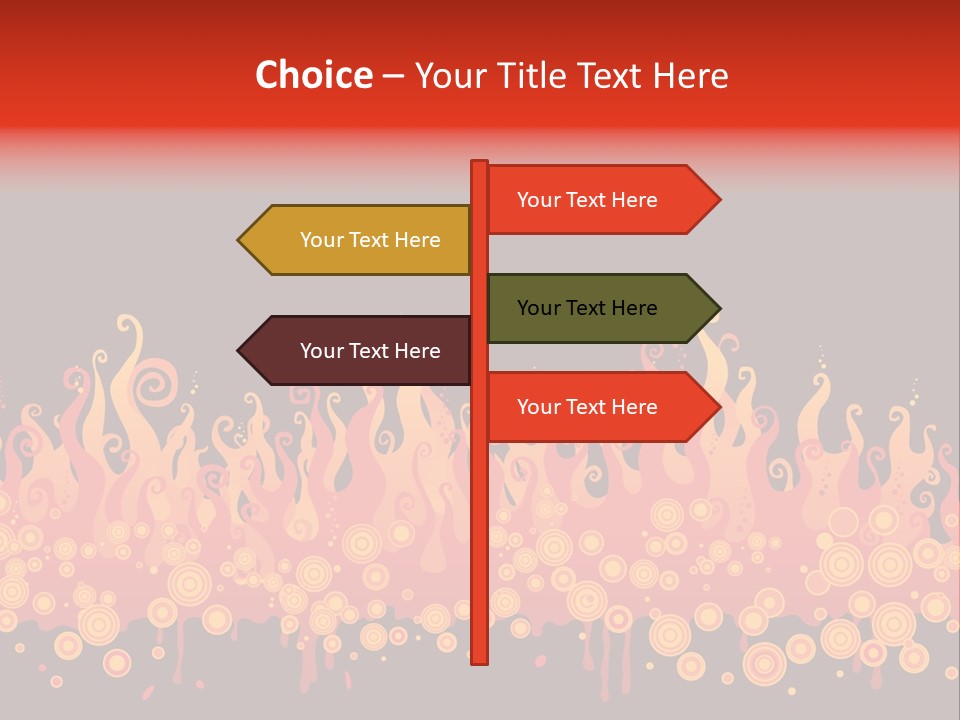 Gift Table Present PowerPoint Template