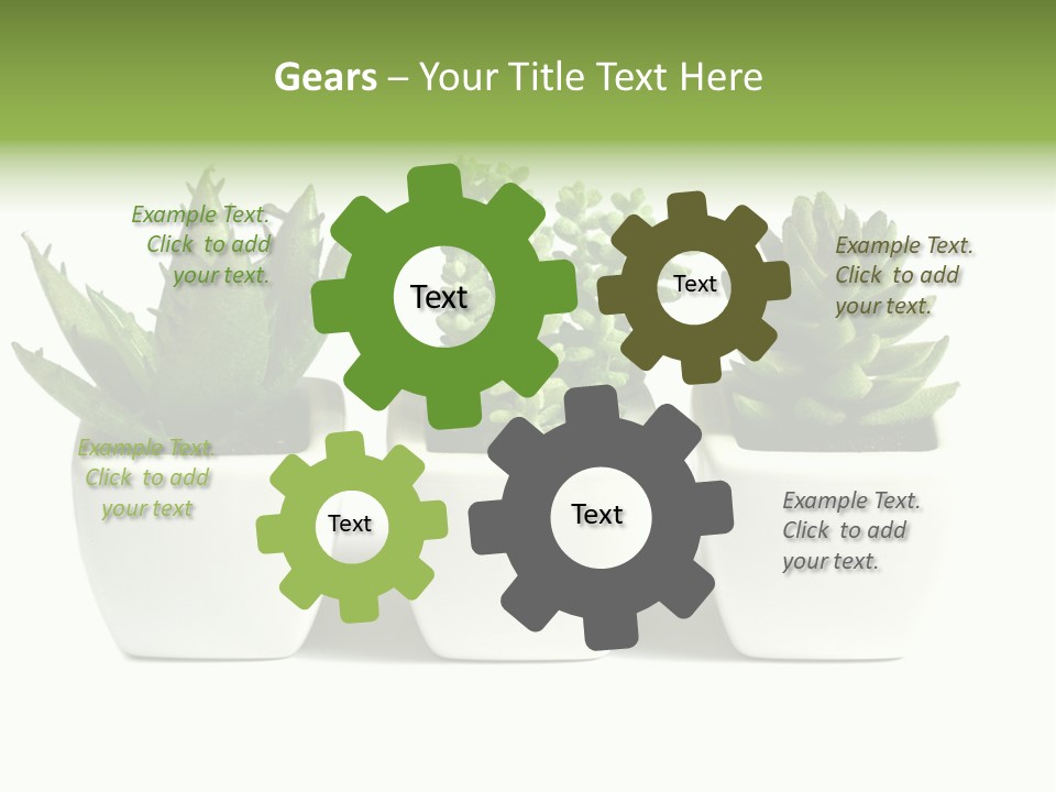 Green Family Growth PowerPoint Template