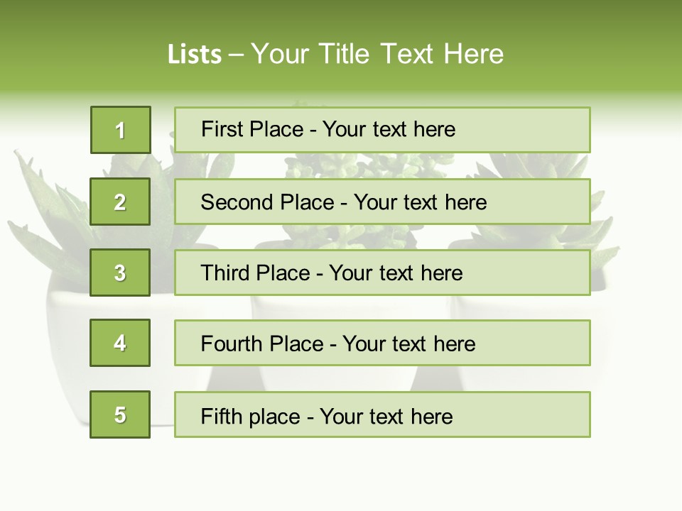 Green Family Growth PowerPoint Template