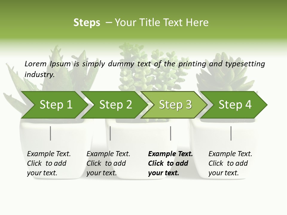 Green Family Growth PowerPoint Template