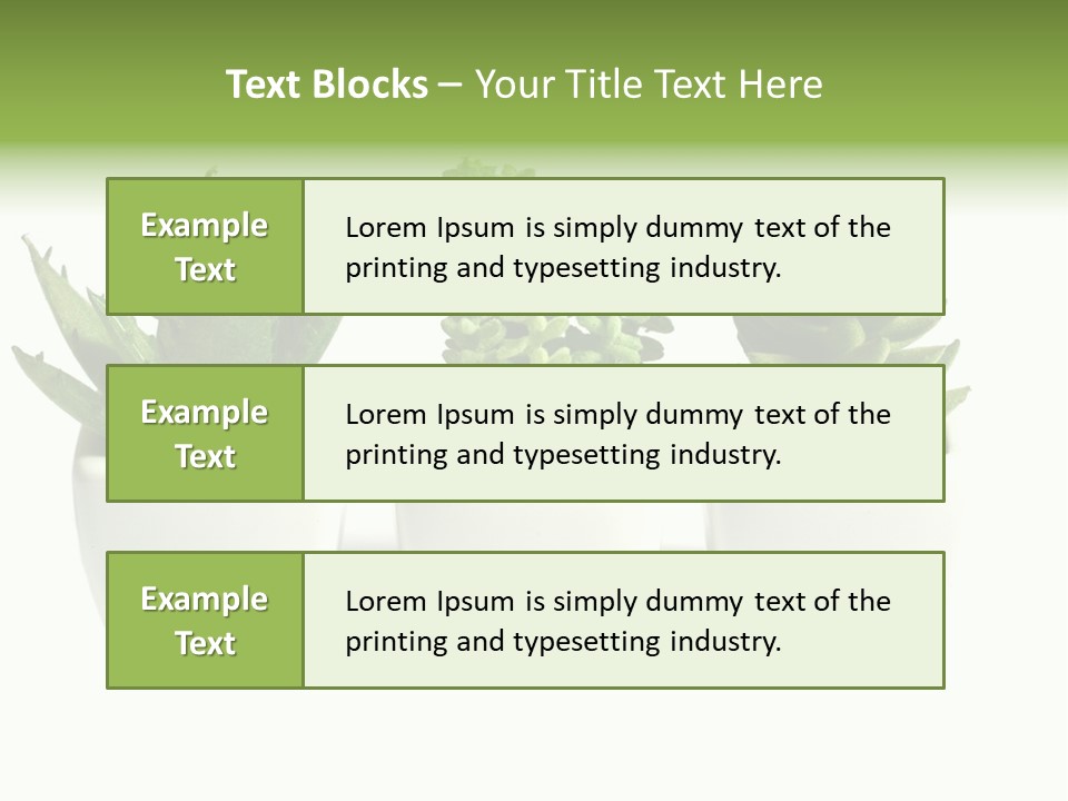 Green Family Growth PowerPoint Template