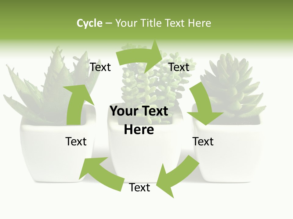 Green Family Growth PowerPoint Template