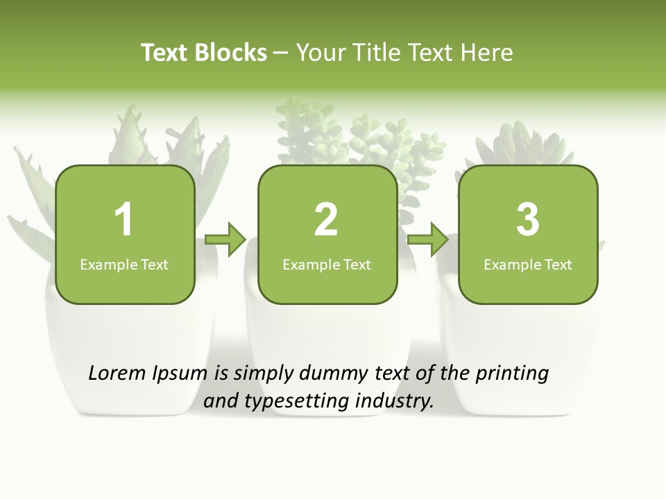 Green Family Growth PowerPoint Template