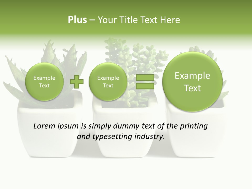Green Family Growth PowerPoint Template