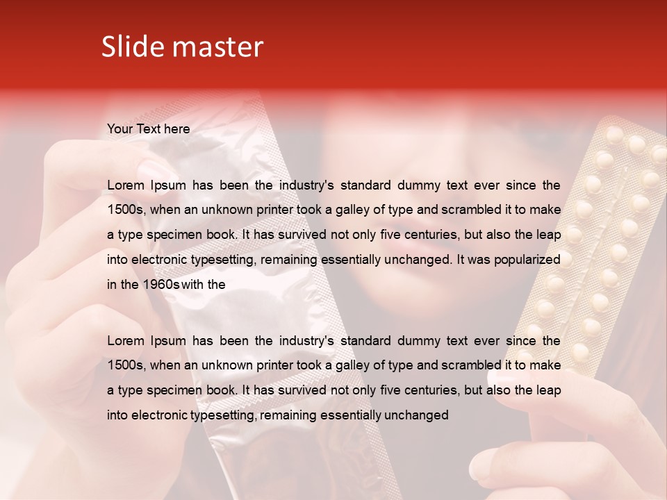 Ovulation Mini Hair PowerPoint Template