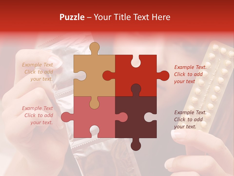 Ovulation Mini Hair PowerPoint Template