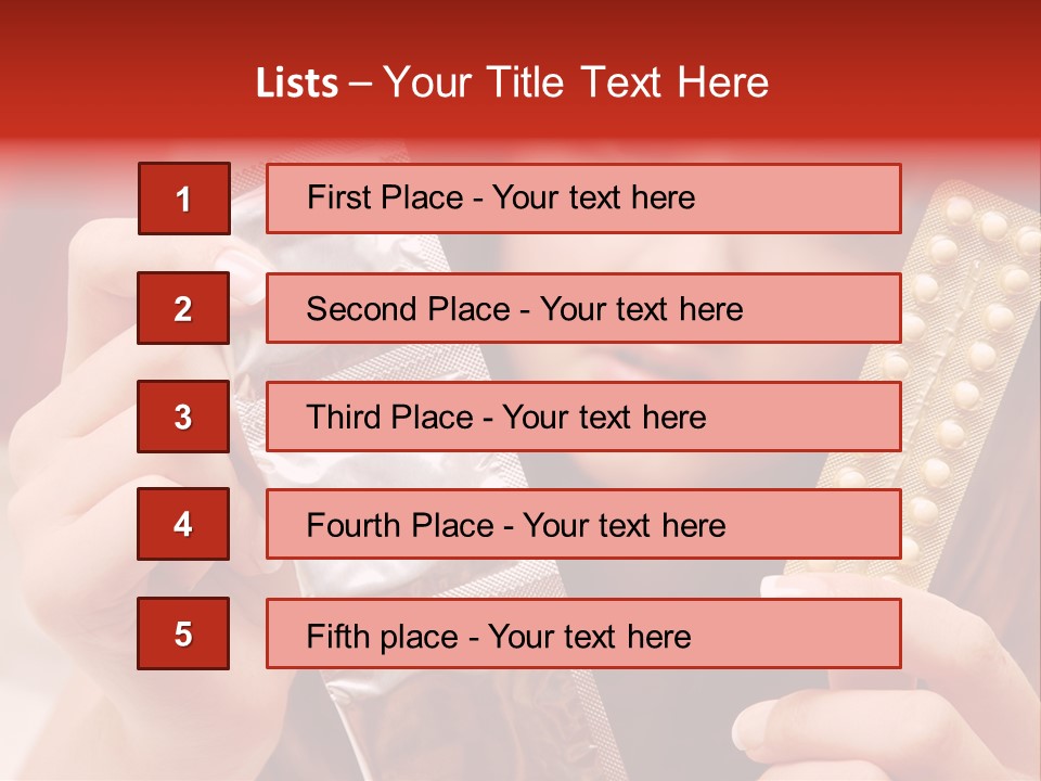 Ovulation Mini Hair PowerPoint Template