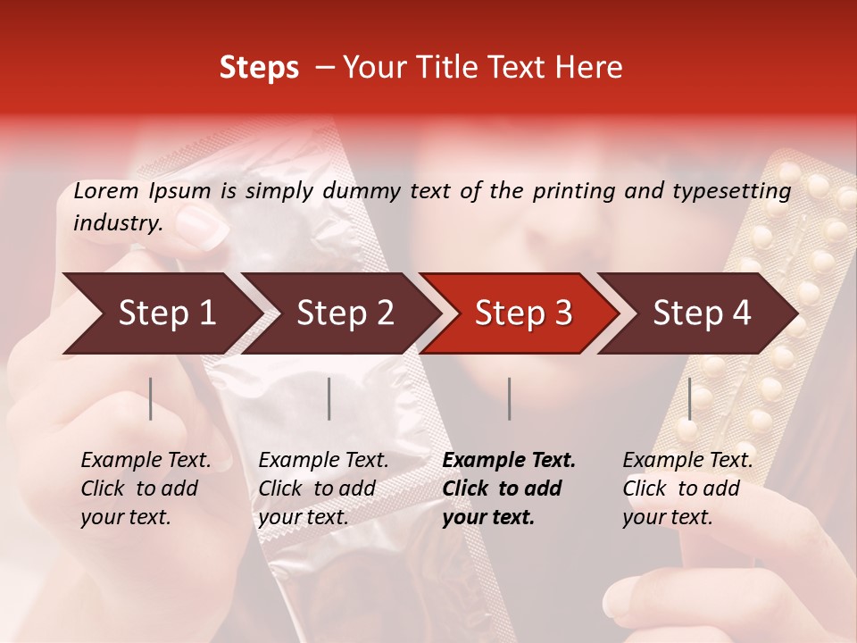 Ovulation Mini Hair PowerPoint Template