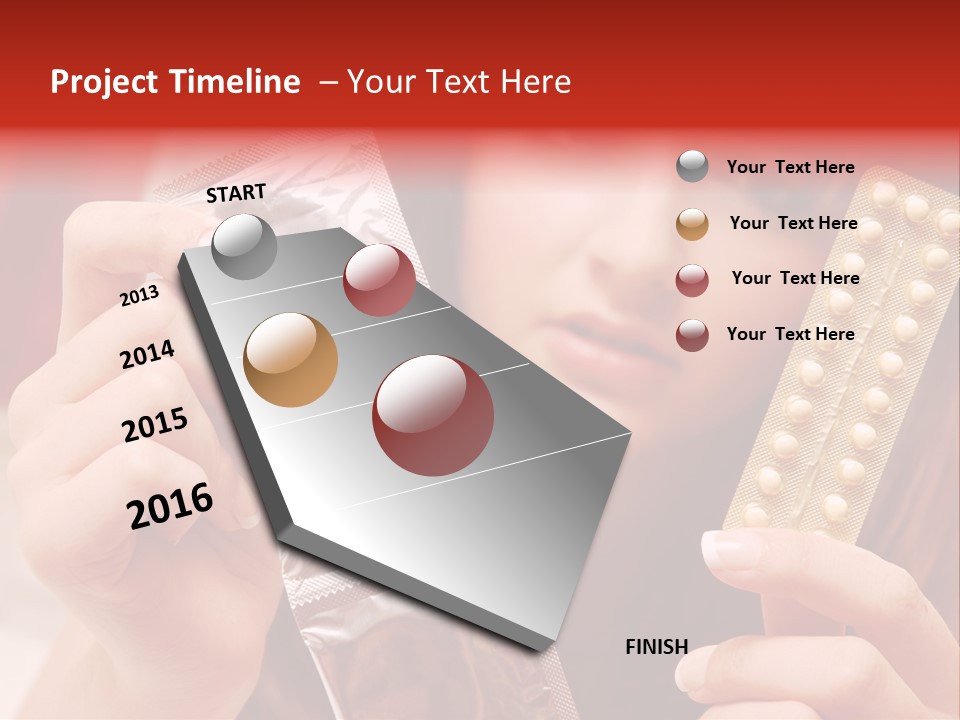 Ovulation Mini Hair PowerPoint Template