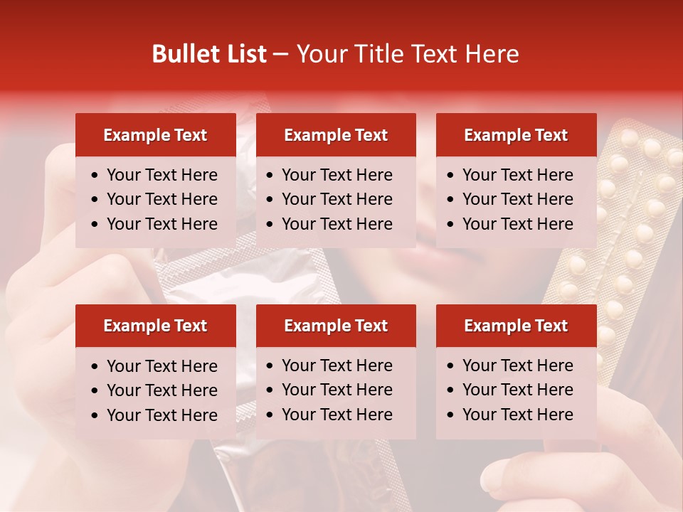 Ovulation Mini Hair PowerPoint Template